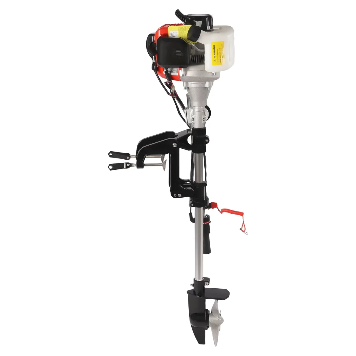 YIYIBYUS Outboard Motor 2.3HP 2 Stroke Marine ship Engine with Air Cooling System for Inflatable Fishing Boats Yachts
