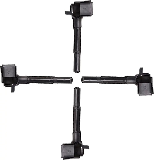 Yoshi Motors Ignition Coil Replacement For Infiniti Mercedes Benz 2014-2019 2014 2015 2016 2017 Q50 Q60 C300 C350e CLA250 CLA45 E300 GLA250 GLC350e Metris SLC300 SLK300 Sprinter 2.0L L4 UF734 UF820