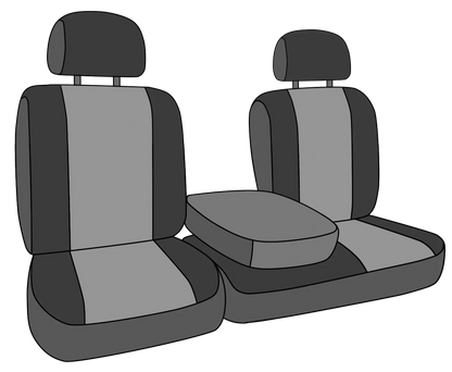 CalTrend Center Smart Denim Seat Covers for 2016-2019 Kia Sorento - KA122-04DN Blue Insert and Trim