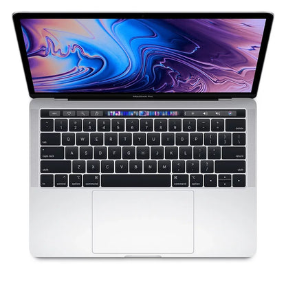 Excellent Grade Macbook Pro 13.3-inch (Retina, Silver, Touch Bar) 2.8Ghz Quad Core i7 (2019) MV992LL/A 256GB SSD 16GB Memory 2560x1600 Display Mac OS Big Sur Power Adapter Included