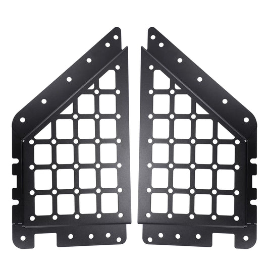 1 Pair Rear Door Storage Pockets Panels Metal Organizer Box for  Bronco 6th 4 Door 2021 2022 Accessories