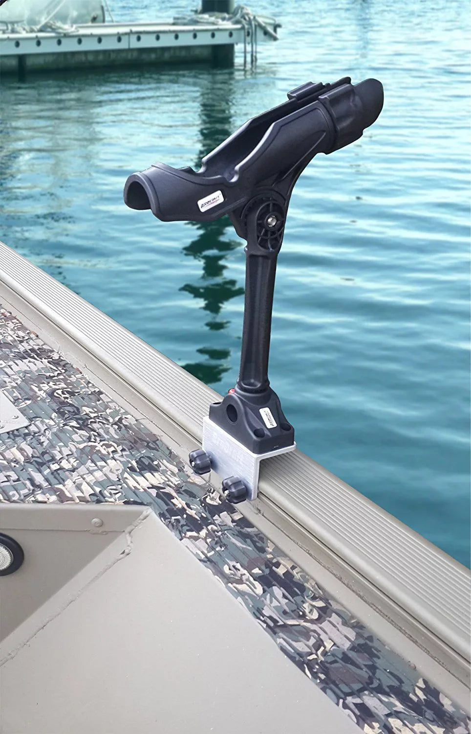 BroCraft Extender Rod Holder for Tracker vessel Versatrack System /90 Degree Lund Sport Track