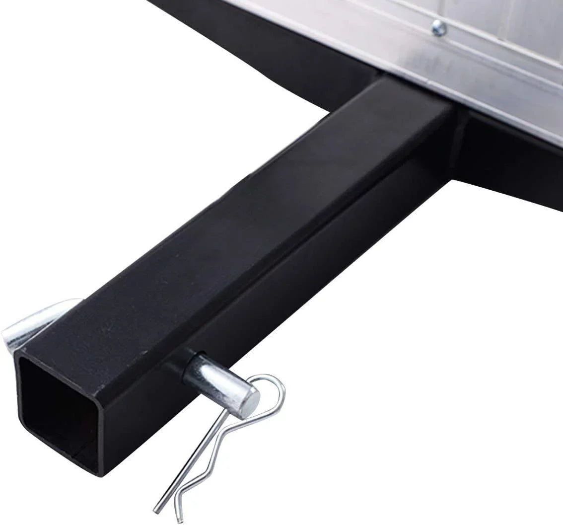 Hitch Cargo Carrier Fits 2” Receiver, 60” x 22” x 7” Mount Luggage Rack, Aluminum Trailer Vehicle Cargo Basket for SUV, Truck, Car, 500LBS Capacity