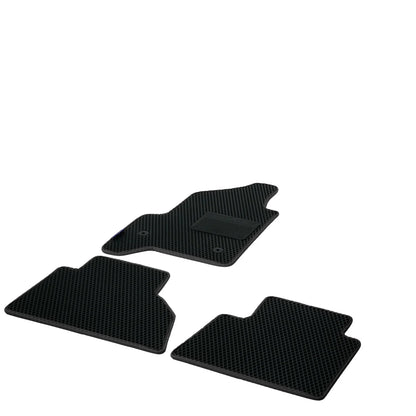 CLIM ART Watertrap Custom Fit Floor Mats suitable for Jeep Grand Cherokee 2016-2021, 1st & 2nd Row, Car Mats Floor Liner, All-atmospheric conditions, Car Accessories for Man & Woman, Black/Black - FL011318032