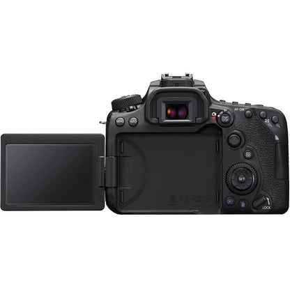EOS 90D DSLR Camera With Sigma 18-35mm,  EF-S 55-250mm,  EF-S 10-18mm, Soft Padded Case, Memory Card, and More - Triple Lens Set