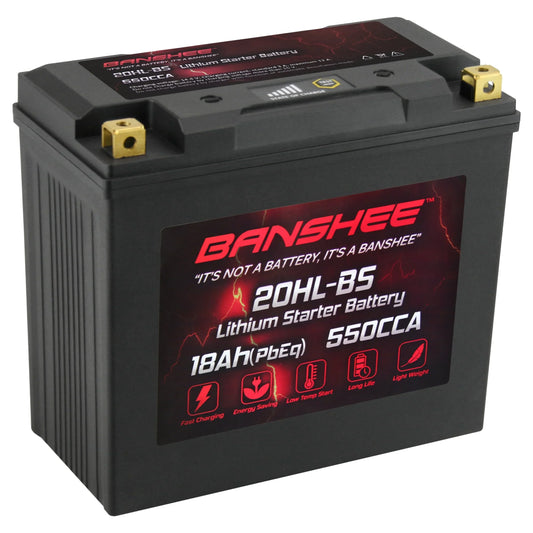 Banshee YTX20L-BS LiFePO4 Motorsports Battery matching with Yamaha EX1050 EXR 2019 to 2019