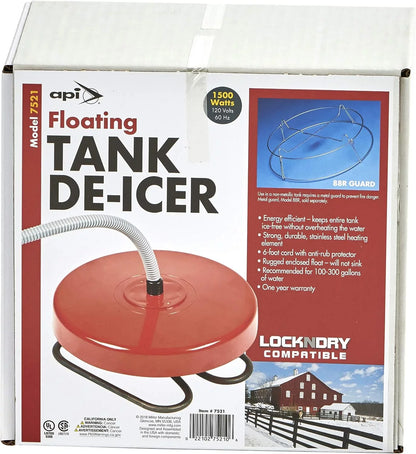 API Floating liquid Tank Deicer Floating De-Icer, 1500 Watt