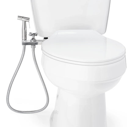 Brondell CleanSpa Luxury Hand-Held Bidet Sprayer and Holster with Integrated Shut off, Stainless Steel