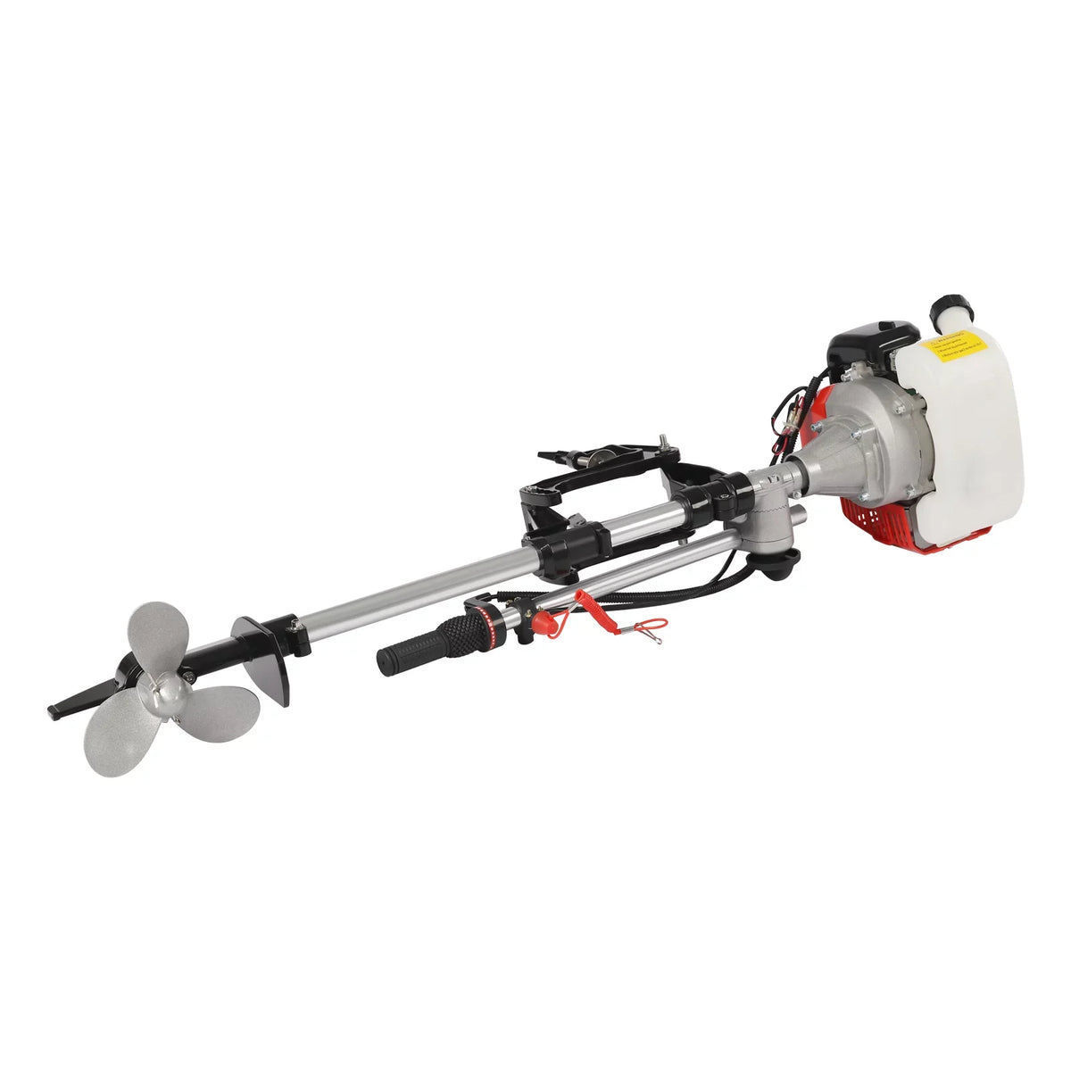YIYIBYUS Outboard Motor 2.3HP 2 Stroke Marine ship Engine with Air Cooling System for Inflatable Fishing Boats Yachts